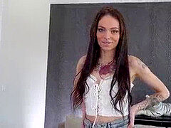 항문, 사정 샷, 얼굴에, 프랑스인, 때리다, 문신, 청소년