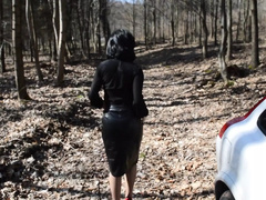 Bil, Mat, Hd, Mogen, Strumpbyxor, Polsk, Offentlig, Dusch