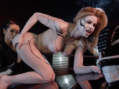 큰 가슴, 흑인, 금발의, 레즈비언, 자연의 가슴, 장난감들