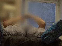 Enthousiasteling, Grote lul, Arts, Fetisj, Flashing, Latex, Buiten, Openbaar