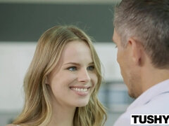 TUSHY Steamy Coed Model Jillian Janson Had Intercourse In The Bootie