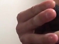 Anal, Casero, Masturbación, Maduro, Solo, Medias largas, Vibrador
