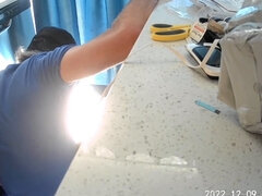 Amerikansk, Anal, Dildo, Homosexuell, Verklighet, Solo, Leksaker, Vibrator