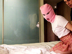 Минет, Сперма во рту, Семяизвержение, Женщины, Маски, Оргазм, Молоденькие