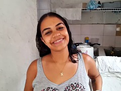 Leie, Blasen, Braunhaarige, Hardcore, Latina, Spanisch, Jungendliche (18+), Spielzeuge