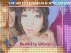 Couple, Japonaise, Lesbienne, Masturbation, Nénés