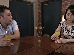 Amatőr, Ázsiai, Ondó fröcskölés, Japán, Érett feleség, Begyek, Feleség