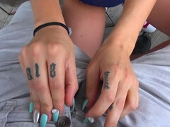 Duży kutas, Obciąganie, Brunetka, Wytrysk, Styl na pieska, Hardcore, Hd, Naturalne cycki