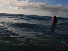 Strand, Bikini, Flickvän, Naken, Utomhus, Liten och nätt, Offentlig, Tuttar