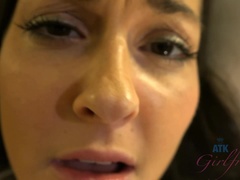 Ванна, Минет, Брюнетки, Ноги, Подружка, Киски, Бритые, Сиськи