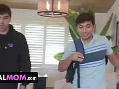 아메리카인, 항문, 크림파이, Hd, 셀카, 학생, 선생, 쓰리섬