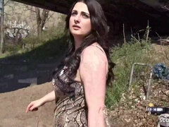 GERMAN SCOUT - Chubby Teen Elisa Cheat BF and Fuck at Model Job Casting - Pissing