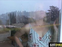 Sovrum, Blondin, Hd, Lesbisk, Naturliga tuttar, Liten och nätt, Fitta, Tonåring