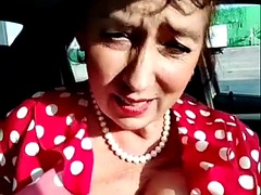 Tette grandi, Vibratore, Nonnina, Vibratore enorme, Capezzoli, Tette, Vibratore