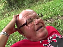 Old men fuck dolls - Czech gypsy Sharka blows porn legend Mirek