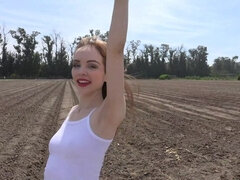 Aliya has a date with you at the farm!