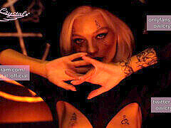 Cumshot in mouth, slime girl, perfect gonzo