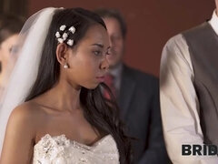 BRIDE4K. A small cheap wedding turns into a public fuck of the brides