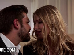 Anal, Blonde, Plantureuse, Couple, Gorge profonde, Français, Groupe, Talons