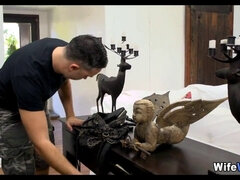 Store pupper, Brunette, Hd, Dusj, Hans, Pupper, Kone