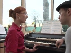 Naughty redhead vixen hard sex video