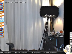 Chinese host forgot to turn off webcam