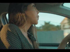 아시안, 여자, 핑거링, Hd, 수음, 보지, 혼자, 스트립