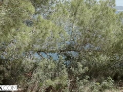 Blondynka, Obciąganie, Zdrada, Kobiety mężczyzna, Lizanie, Publiczny, Cipka, Jazda konna