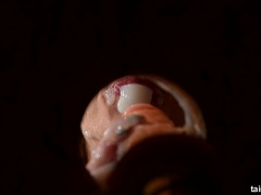 Leie, Spermaladung, Dildo, Handjob, Latex, Titten, Spielzeuge, Nass