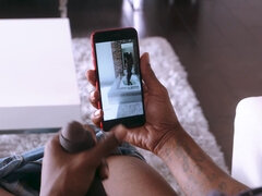 Store pupper, Kukk suging, Bakfra, Mørk, Hd, Ridning, Søster, Tattovering