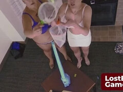 Par, Spil, Hd, Lesbisk, Ældre kvinde, Straf, Kort hår, Spanking