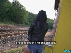 お尻, 茶髪の, ディルド, オナニー, アウトドア, ハメ撮り, 公共, バイブレーター