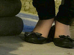 Candid Flats Shoeplay (Italian eighteen year Old)