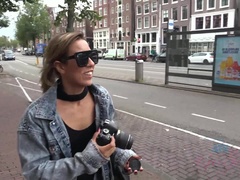 You made it to Amsterdam and got a nice blowjob for it too