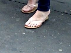 Pink Soles & Toe Pedicure In Sandals