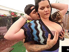 Cuban manmeat dickblower Angelina Castro slams Mouth With Stranger