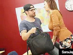 Milf, boy-girl, sucking-dick