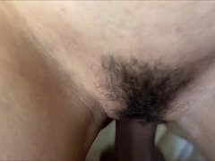 Hairy Brunette MILF Sasha Pearl - Breeding Time - Big fake tits