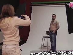Photographer seduces male model while shooting