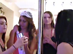 The bachelorette party goes crazy and turns into a fuck fest