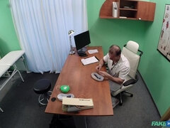 Amateur, Sucer une bite, Médecin, Léchez, Bureau, Chatte, Uniforme, Voyeur