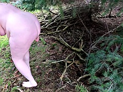 본디지 훈육 사디즘 마소치슴, 약간 뚱뚱한, 독일인, 밀프, 야외의, 공개적인, 엉덩이 때리기, 젖가슴