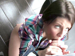 Step step-sister Michelle James funbag smashes The Stress Away