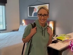 Cul, Blonde, Plantureuse, En levrette, Famille, Lunettes, Maman, Pov