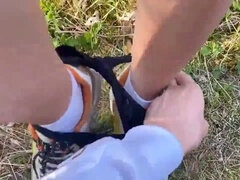 Stor røv, Pik sutte, Universitet, Creme tærte, Fransk, Udendørs, Fisse, Bryster