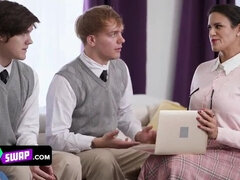 Niogtres, Røv, Stor røv, Gruppe, Slikning, Orgie, Fisse, Stedmor