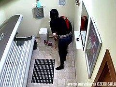 흑갈색 머리, 핑거링, Hd, 수음, 보지, Solarium, 혼자, 관음증이 있는 사람