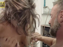 Busty Babe Dominated After Throat Fuck - Pascal white