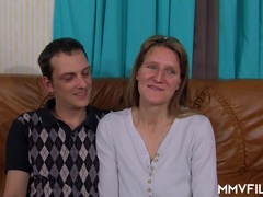 Amatør, Brunette, Håndjob, Hårdt, Ældre kvinde