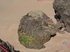 Robe, Exhib, Branlette thaïlandaise, Petite amie, Branlette thaïlandaise, Huilée, De plein air, Public